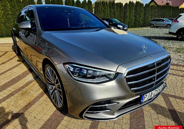 Mercedes-Benz Klasa S cena 559650 przebieg: 29315, rok produkcji 2021 z Trzemeszno małe 742